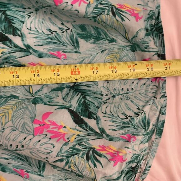 Tommy Bahama Green & Pink Tropical Print Girls Dress Size 4T Sleeveless Summer - Picture 7 of 10